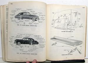 1949 Oldsmobile Chassis Parts List Book Futuramic 76 88 98 Coupe Sedan Wagon