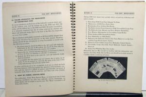 1947 Oldsmobile Dealer Service Product Training Manual Repair Maintenance Tips