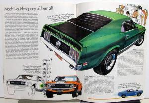 1970 Ford Performance Buyers Digest Sales Brochure Boss 302 Mustang Torino 429