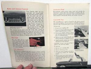 1952 Lincoln Cosmopolitan Capri ORIGINAL Owners Manual