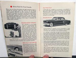 1952 Lincoln Cosmopolitan Capri ORIGINAL Owners Manual