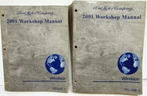 2001 Ford Windstar Van Service Shop Repair Manual Set Vol 1 & 2