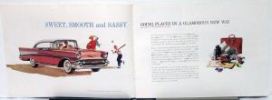 1957 Chevrolet Belair 210 150 Delray Corvette Wagons Sales Brochure Original