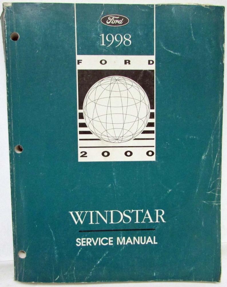 1998 Ford Windstar Van Service Shop Repair Manual