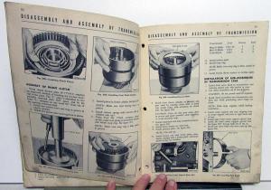 1951-1955 Lincoln Mercury Service Shop Manual Automatic Transmission Repair