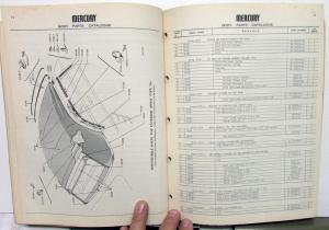 1953 Mercury Dealer Body Parts Book Catalog Monterey Coupe Sedan Station Wagon