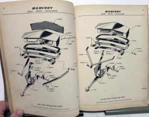 1946-1948 Mercury Dealer Body Parts Book Catalog Coupe Sedan Convertible Wagon