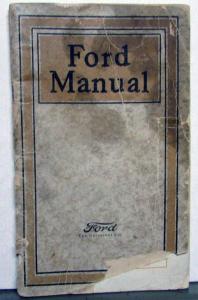 1920 Ford Model T Car and Its Operation Owners Manual ORIGINAL Instruction