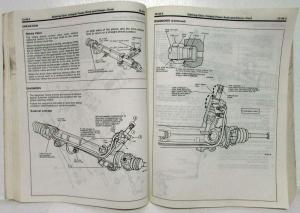 1989 Lincoln Mark VII Service Shop Manual Body Chassis Electrical Powertrain