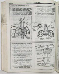 1989 Lincoln Mark VII Service Shop Manual Body Chassis Electrical Powertrain