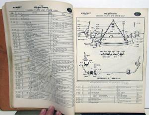 1938-1941 Ford & Mercury Dealer Chassis Parts Price List Catalog Book Car Truck