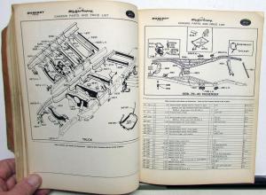 1938-1941 Ford & Mercury Dealer Chassis Parts Price List Catalog Book Car Truck