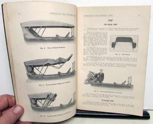 1917 Cadillac Eight Owners Manual Original Type 55 Care and Operation