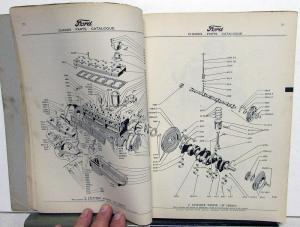 1949 Ford Dealer Chassis Parts Catalogue Book Passenger Cars Sedan Coupe Orig