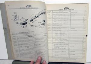 1949 Ford Dealer Chassis Parts Catalogue Book Passenger Cars Sedan Coupe Orig