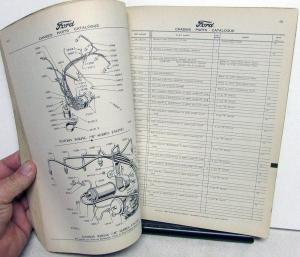 1949 Ford Dealer Chassis Parts Catalogue Book Passenger Cars Sedan Coupe Orig