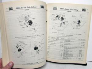 1949-1954 Ford Dealer Chassis Parts & Accessories Catalogue Book Passenger Car