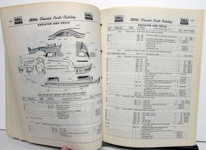 1949-1954 Ford Dealer Chassis Parts & Accessories Catalogue Book Passenger Car