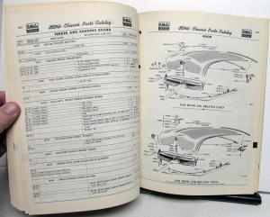 1949-1954 Ford Dealer Chassis Parts & Accessories Catalogue Book Passenger Car