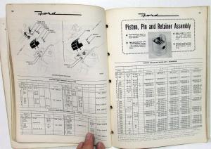 1949-1959 Ford FoMoCo Fast Moving Service Parts Catalog Book Quick Reference