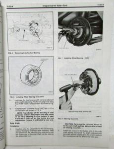 1980 Ford Mercury Car Service Shop Manual 2 Vol Set Thunderbird Cougar Fairmont