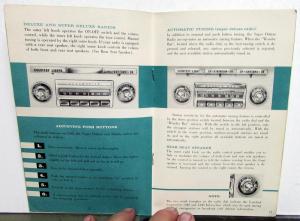 1960 Oldsmobile Ninety-Eight Super Eighty-Eight Owners Manual Original