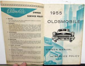 Original 1955 Oldsmobile Ninety-Eight Super Eighty-Eight Owners Manual