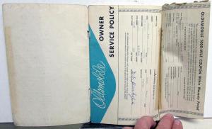 Original 1955 Oldsmobile Ninety-Eight Super Eighty-Eight Owners Manual