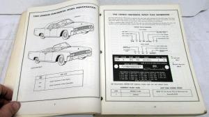 1960-1962 Lincoln Dealer Master Chassis & Body Parts Catalog Book Continental