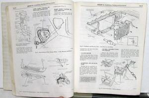 1969 Ford Car Service Shop Repair Manual 3 Vol Set Mustang Cougar Mark III