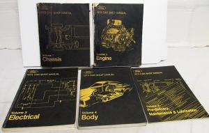 1973 Ford Car Service Shop Repair Manual 5 Vol Mustang Cougar Mark IV Original