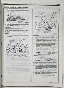 1995 Ford Probe Service Shop Repair Manual