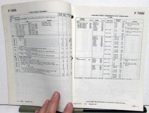 1985 Ford Heavy Truck Data Book Advance Information F600-900 School Bus HD