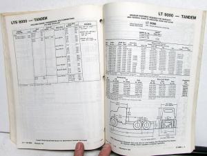 1985 Ford Heavy Truck Data Book Advance Information F600-900 School Bus HD