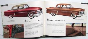 1952 Ford Mainline Customline Crestline Sales Brochure Original Revised 5/52