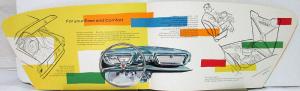 1960 Ford Anglia De Luxe English Export Color Sales Brochure Original