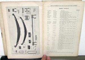 1914-1920 Mack Truck Dealer Parts Book Catalog AB 1 11/2 2 Ton Worm Drive Orig