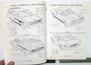 1968-1972 American Motors AMC Collision Parts Catalog Book AMX Javelin Rebel