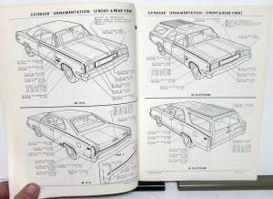 1968-1972 American Motors AMC Collision Parts Catalog Book AMX Javelin Rebel