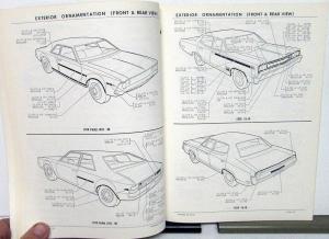 1968-1972 American Motors AMC Collision Parts Catalog Book AMX Javelin Rebel