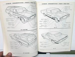 1968-1972 American Motors AMC Collision Parts Catalog Book AMX Javelin Rebel