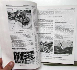 1957 Ford Car & Thunderbird Dealer Shop Service Repair Manual Reproduction