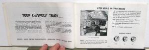 Original 1968 Chevrolet Truck Owners Manual C/K 10 20 30 Series 1/2 3/4 1 Ton