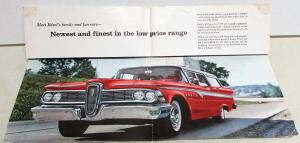 1959 Edsel Villager Station Wagon Color Sales Folder Mailer Original