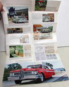 1959 Edsel Villager Station Wagon Color Sales Folder Mailer Original