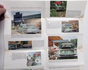 1959 Edsel Villager Station Wagon Color Sales Folder Mailer Original