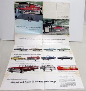 1959 Edsel Villager Station Wagon Color Sales Folder Mailer Original