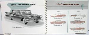 1958 Edsel Engineering Features Innovations Dealer Only Book Revision Pages Orig