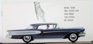 1958 Edsel Features Sales Brochure Color Original