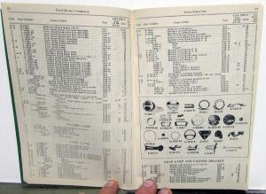 1928 1929 1930 1931 1932 Ford Parts Price List Flathead V8 & 4 Cylinder Reprint